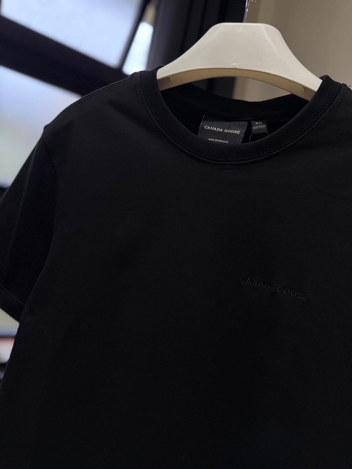 Canada Goose Embroidered Logo T-Shirt (Black)