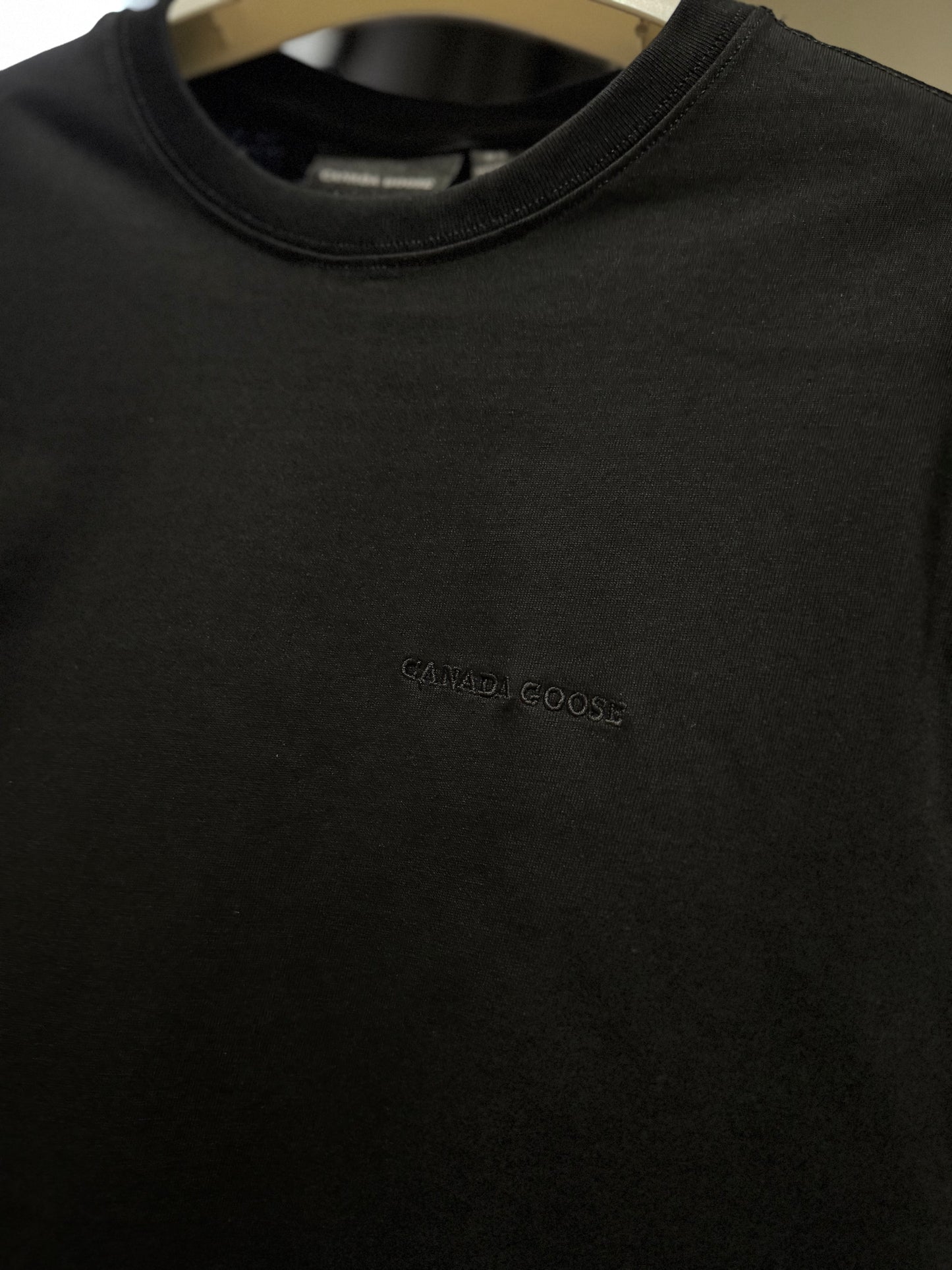Canada Goose Embroidered Logo T-Shirt (Black)