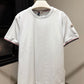 Moncler Tricolour-Trimmed T-Shirt (White)