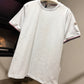 Moncler Tricolour-Trimmed T-Shirt (White)