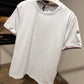 Moncler Tricolour-Trimmed T-Shirt (White)