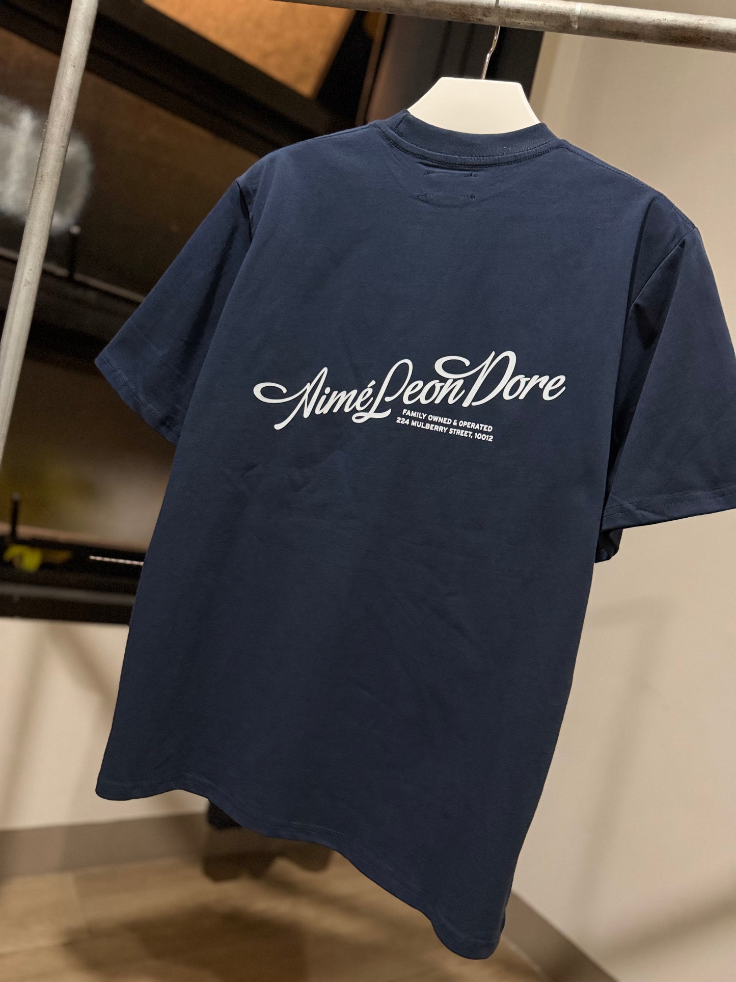 Aimé Leon Dore Tee (Pappoús Logo/Navy)
