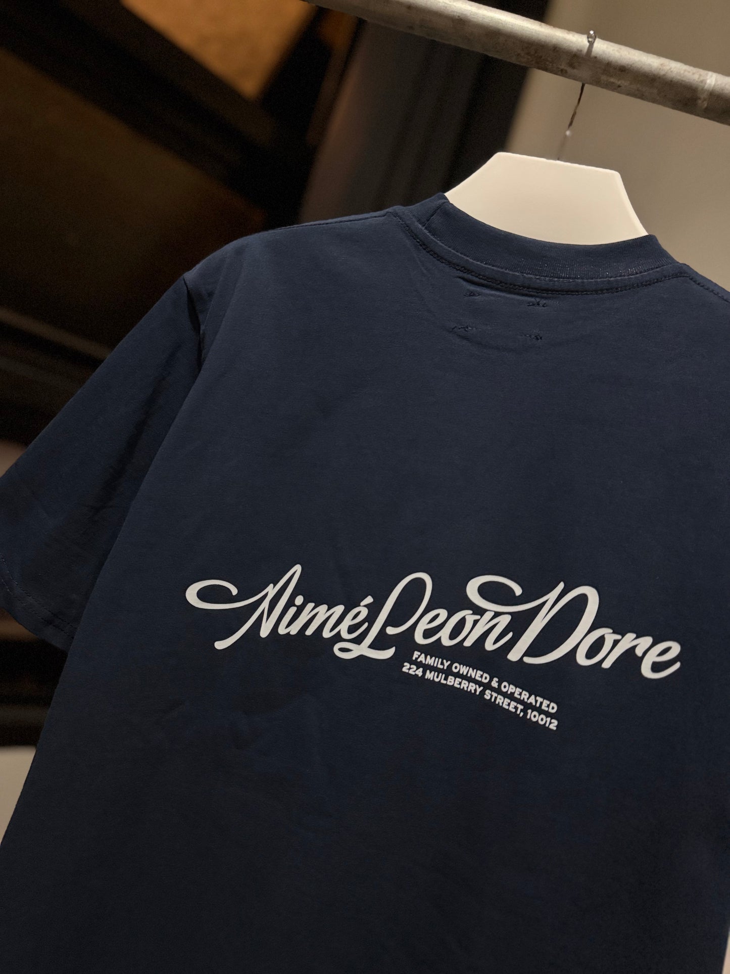 Aimé Leon Dore Tee (Pappoús Logo/Navy)