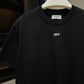 Off-White Embroidered Arrow Tee (Black)
