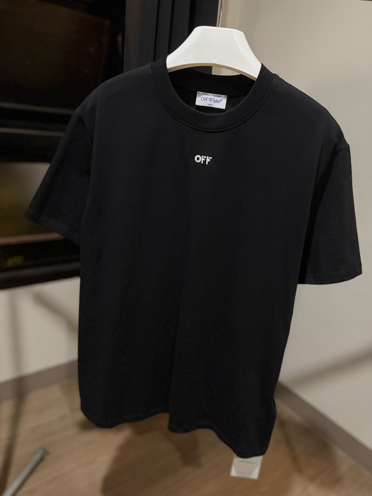 Off-White Embroidered Arrow Tee (Black)