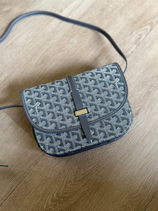 Goyard Belvedere PM Bag (Gray)