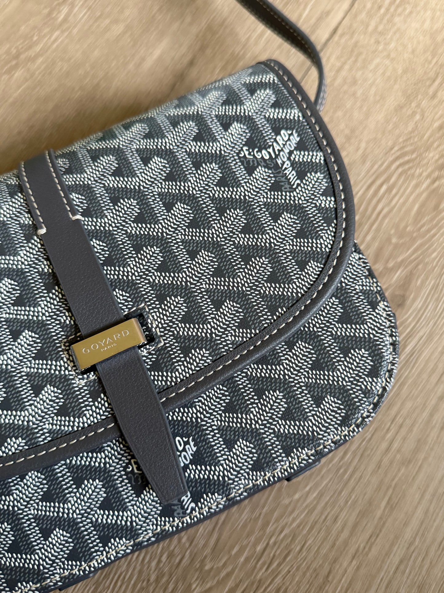 Goyard Belvedere PM Bag (Gray)