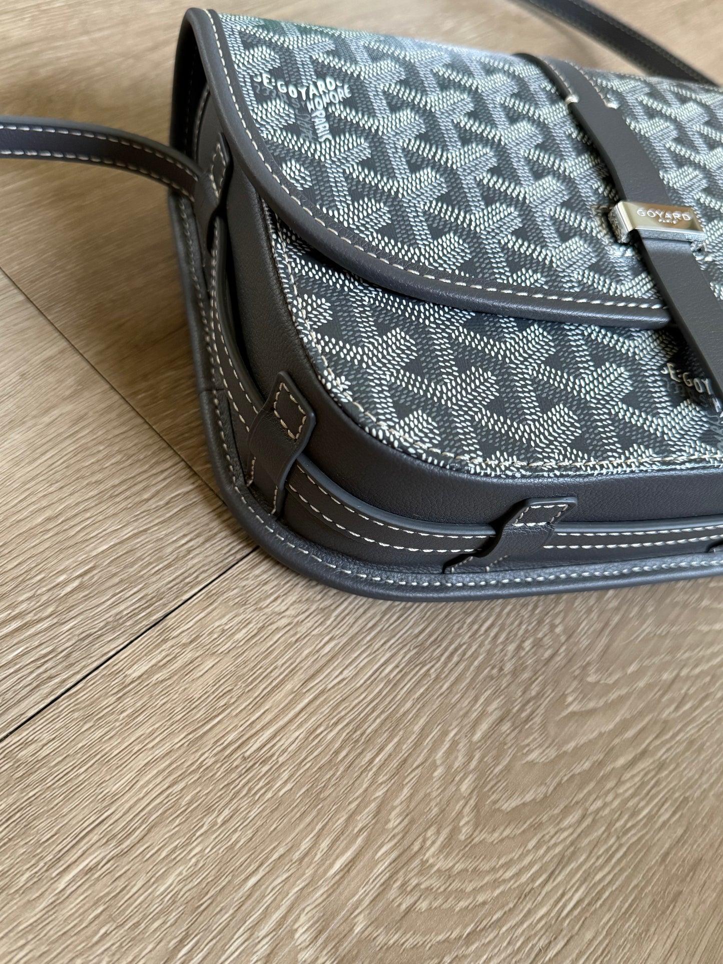 Goyard Belvedere PM Bag (Gray)