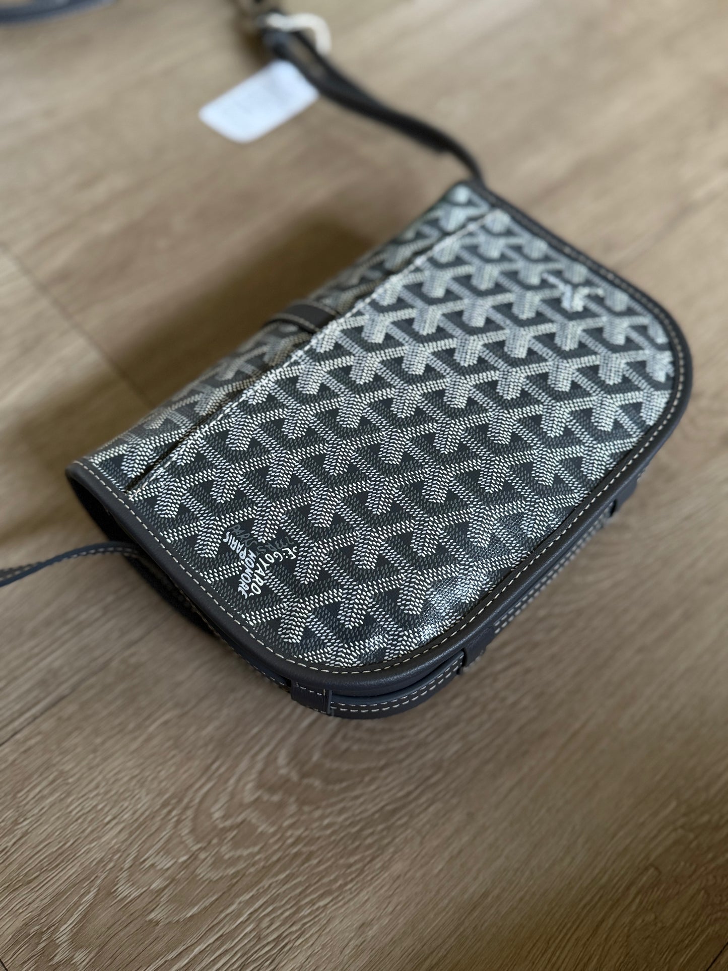 Goyard Belvedere PM Bag (Gray)