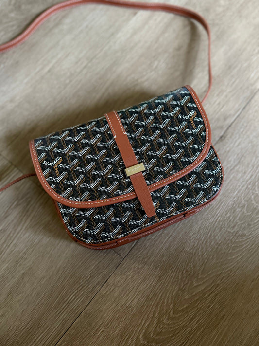 Goyard Belvedere PM Bag (Tan)
