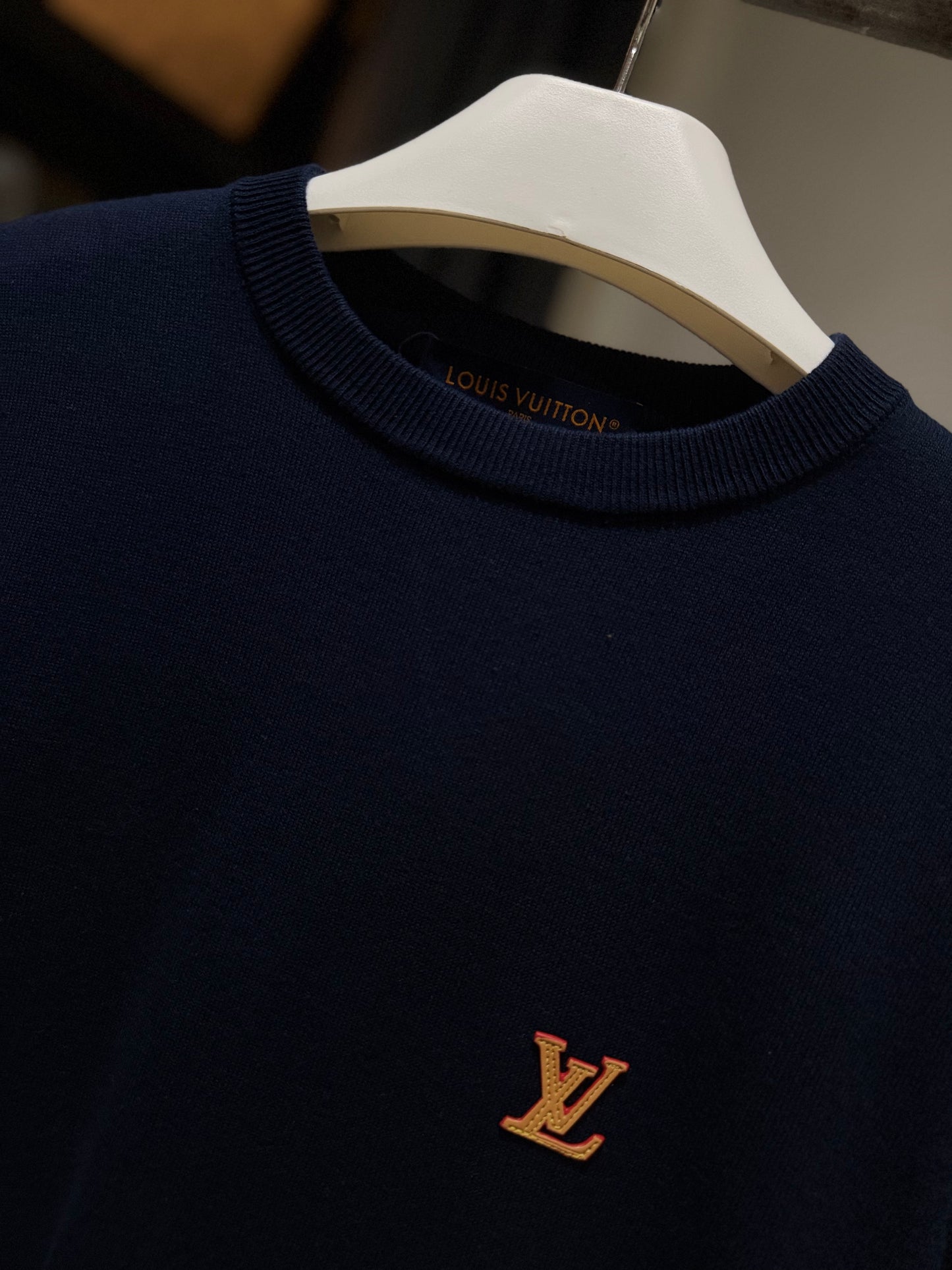 Louis Vuitton Signature Crewneck (Deep Navy)