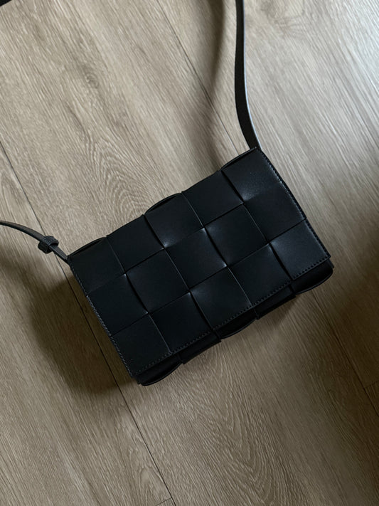 Bottega Veneta Casette (Black/Black)