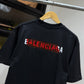 Balenciaga Taped Back T-Shirt (Black)