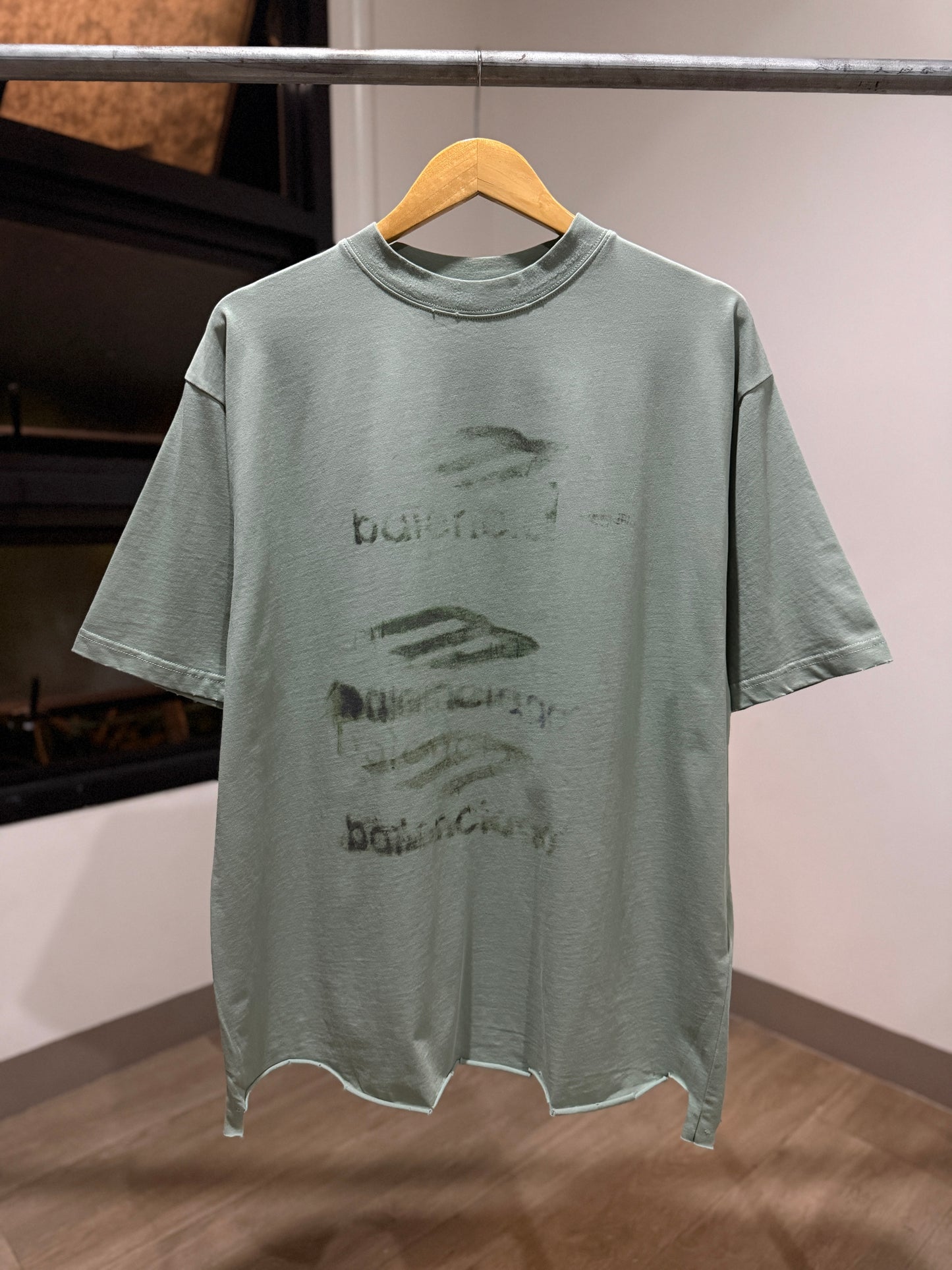 Balenciaga DIY Imprint T-Shirt (Cropped/Oversized)
