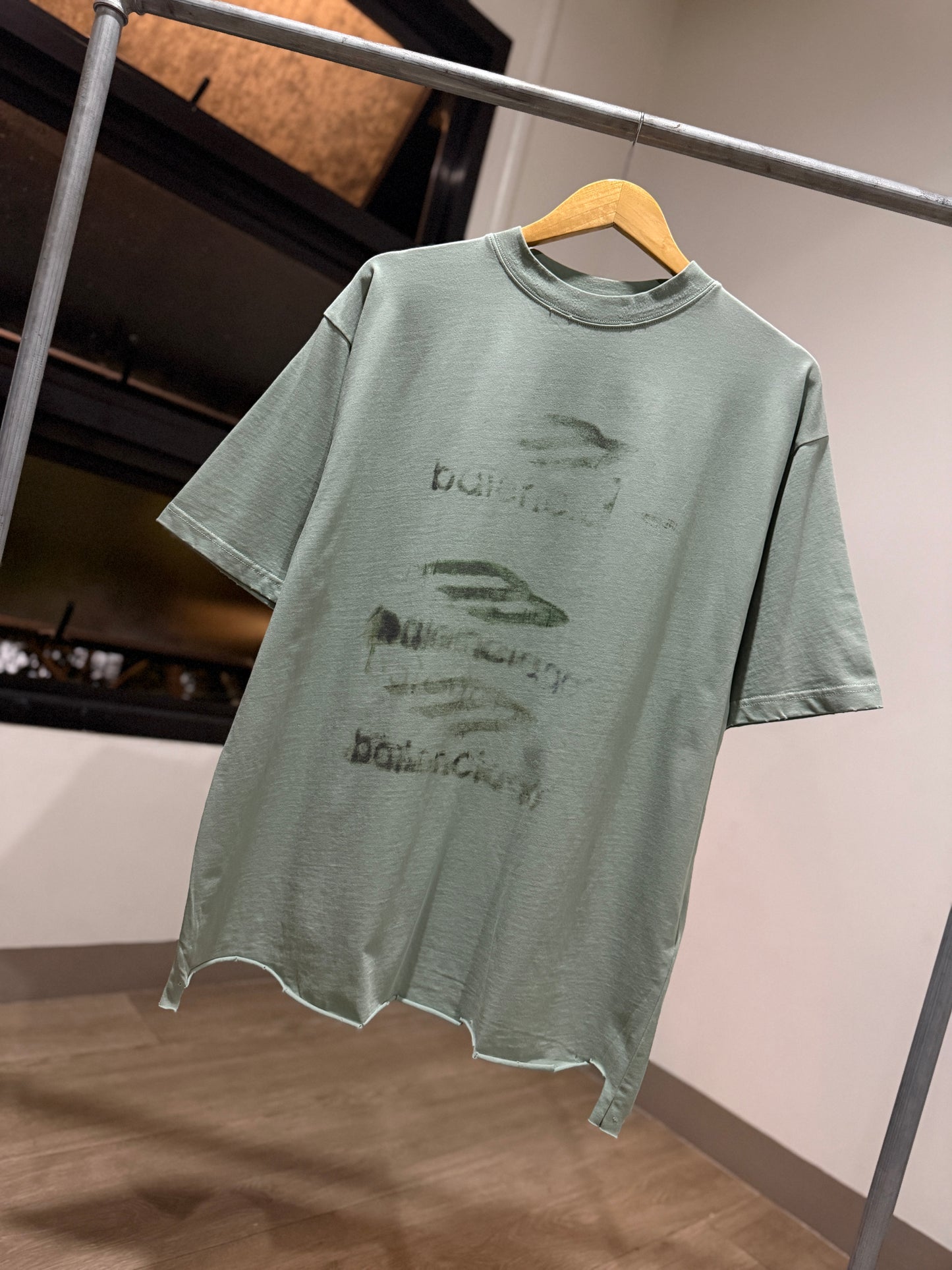 Balenciaga DIY Imprint T-Shirt (Cropped/Oversized)