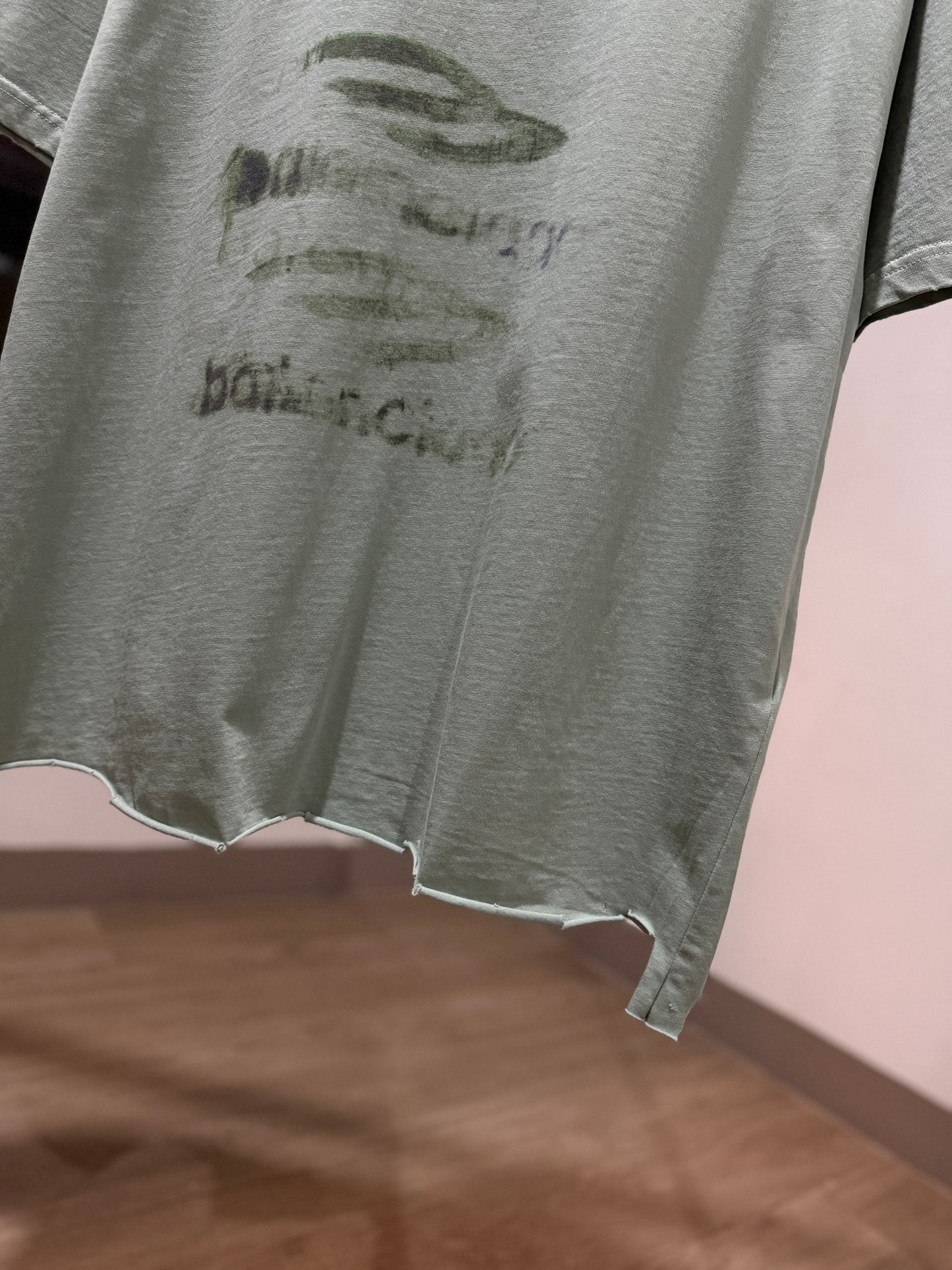 Balenciaga DIY Imprint T-Shirt (Cropped/Oversized)