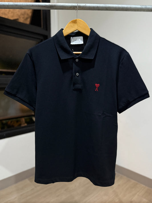AMI de Coeur Polo Shirt (Black)