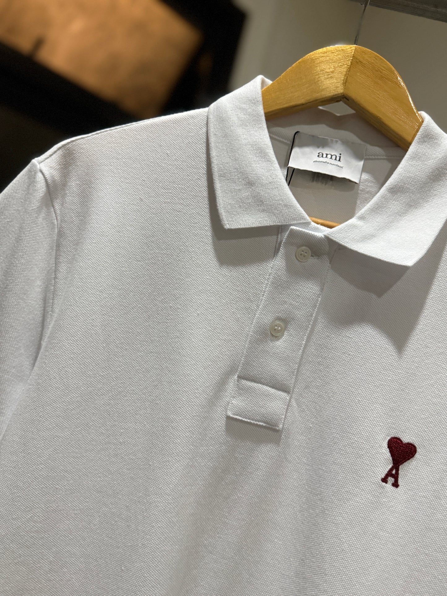 AMI de Coeur Polo Shirt (White)