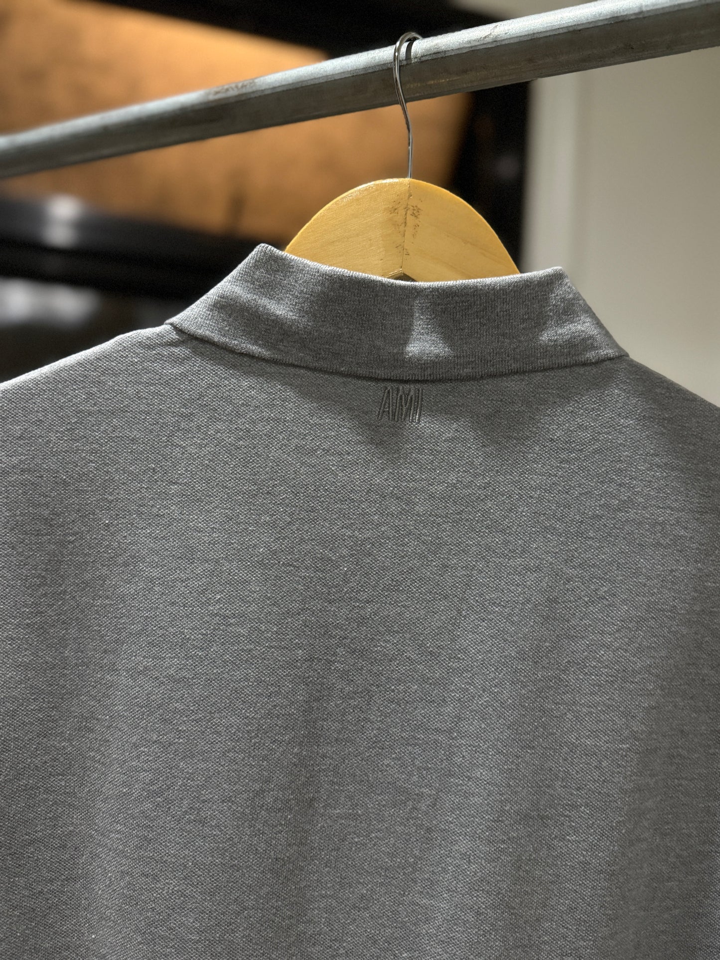 AMI de Coeur Polo Shirt (Gray)