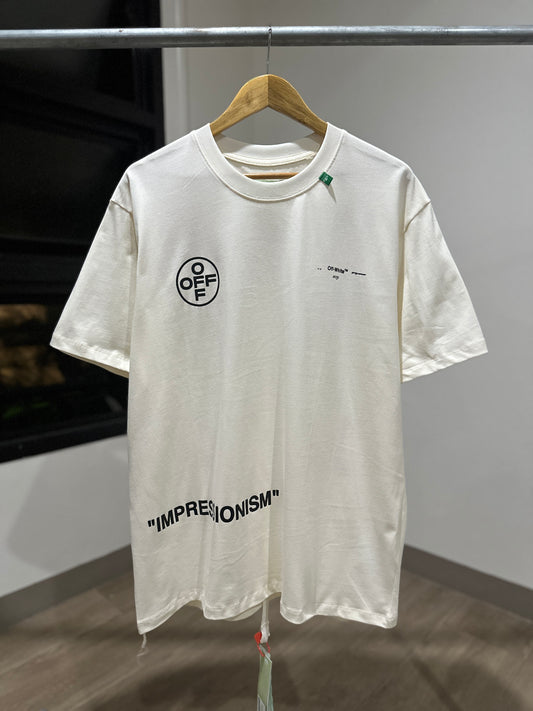 Off-White Impressionism Tee (Cream/Off White)