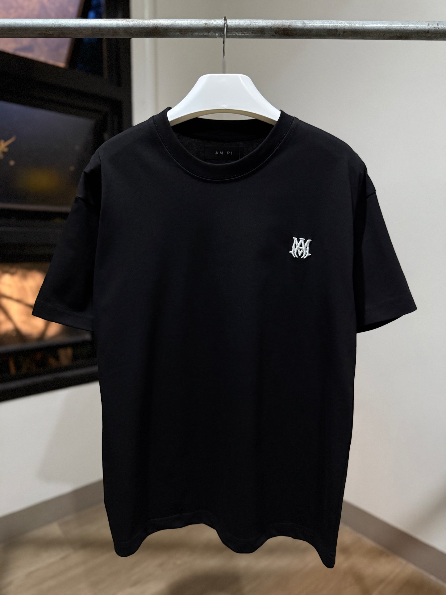 Amiri Embroidered Logo T-Shirt (Black)