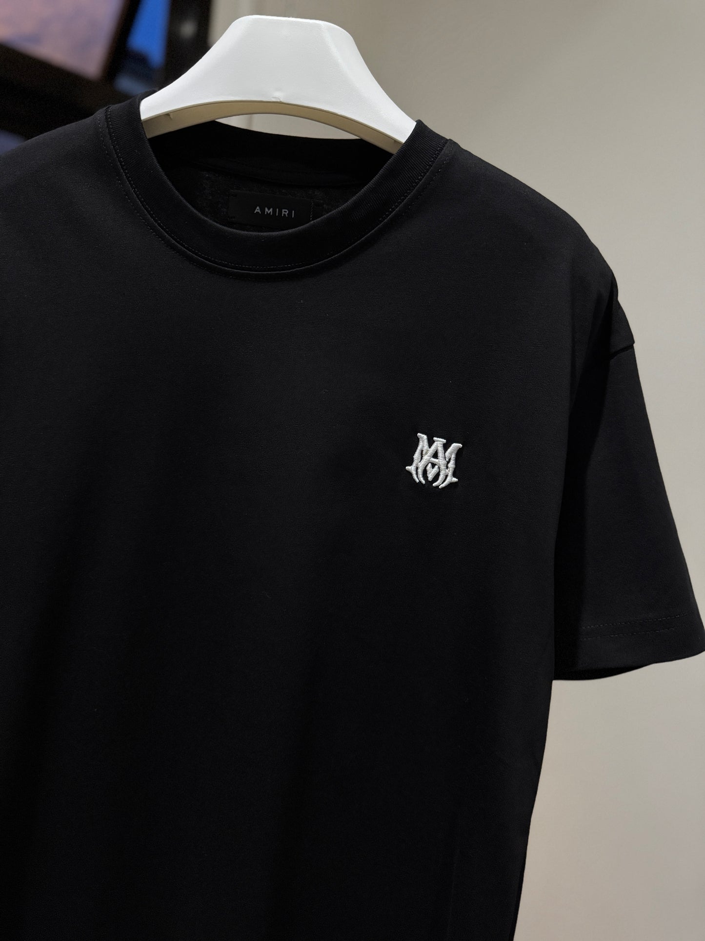 Amiri Embroidered Logo T-Shirt (Black)