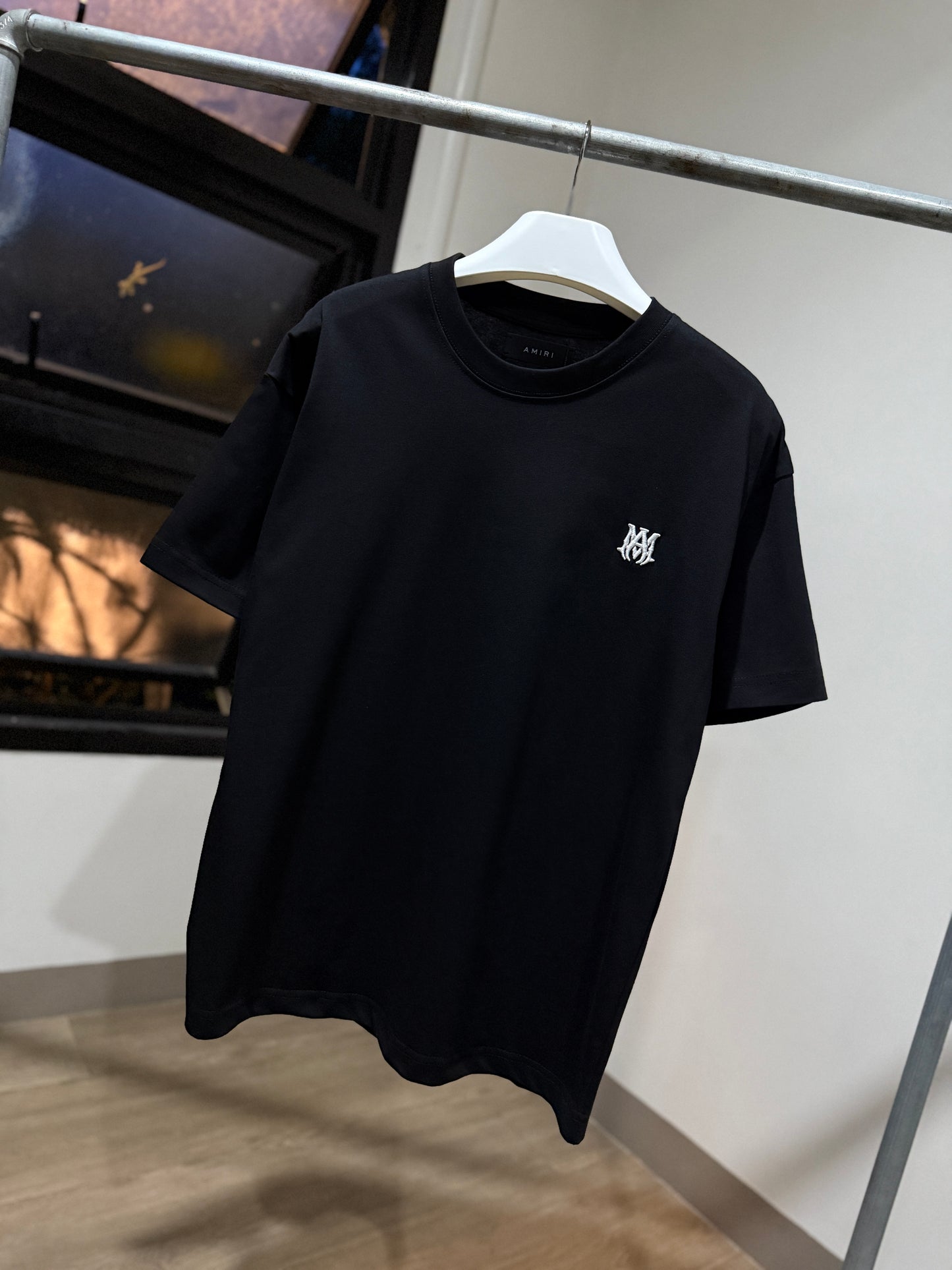 Amiri Embroidered Logo T-Shirt (Black)