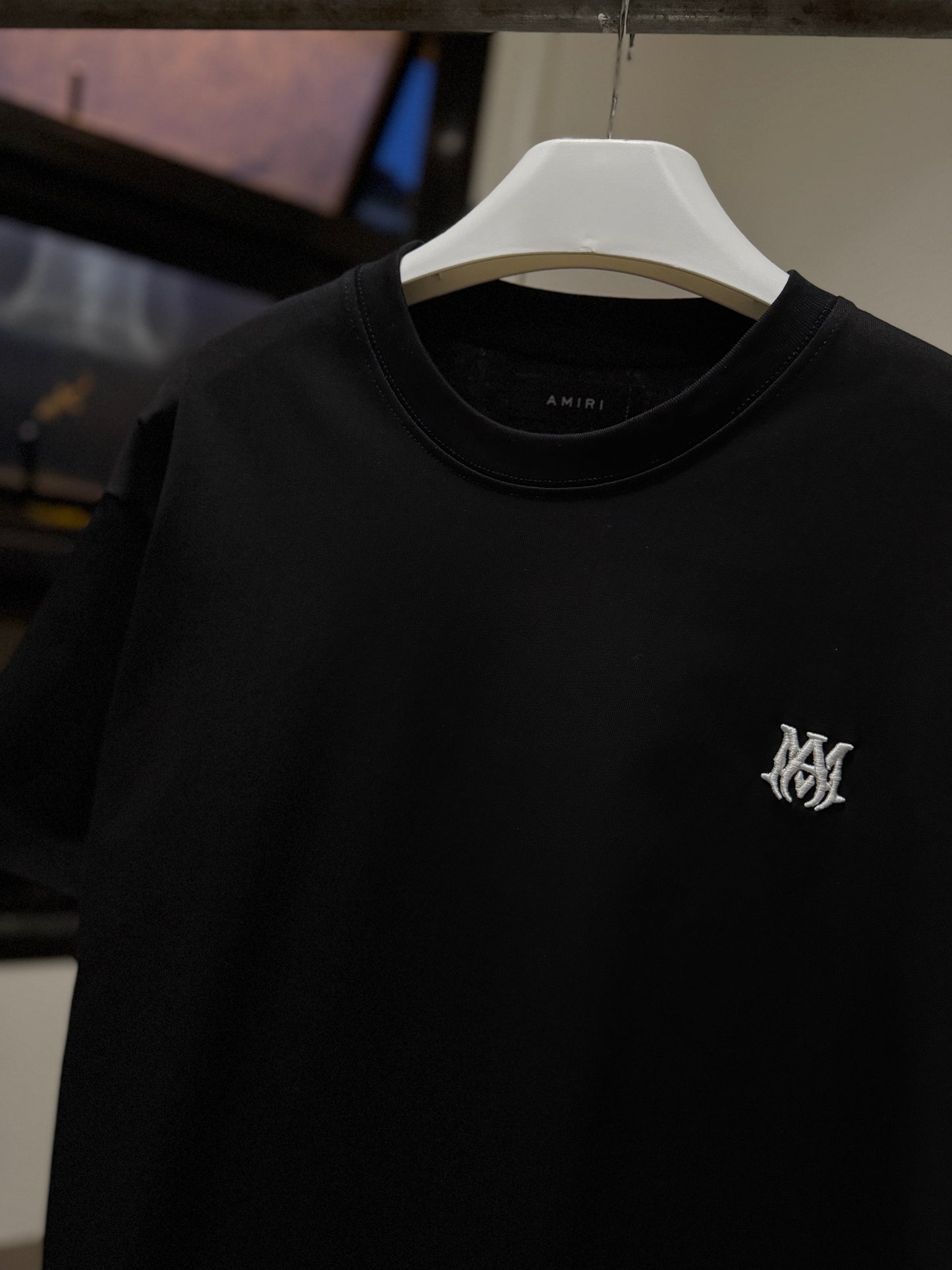 Amiri Embroidered Logo T-Shirt (Black)