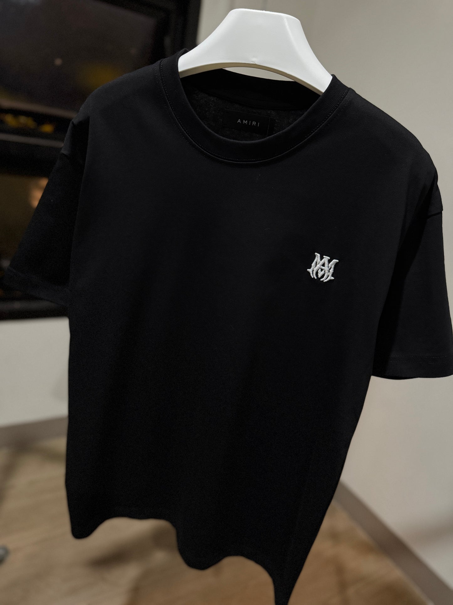 Amiri Embroidered Logo T-Shirt (Black)
