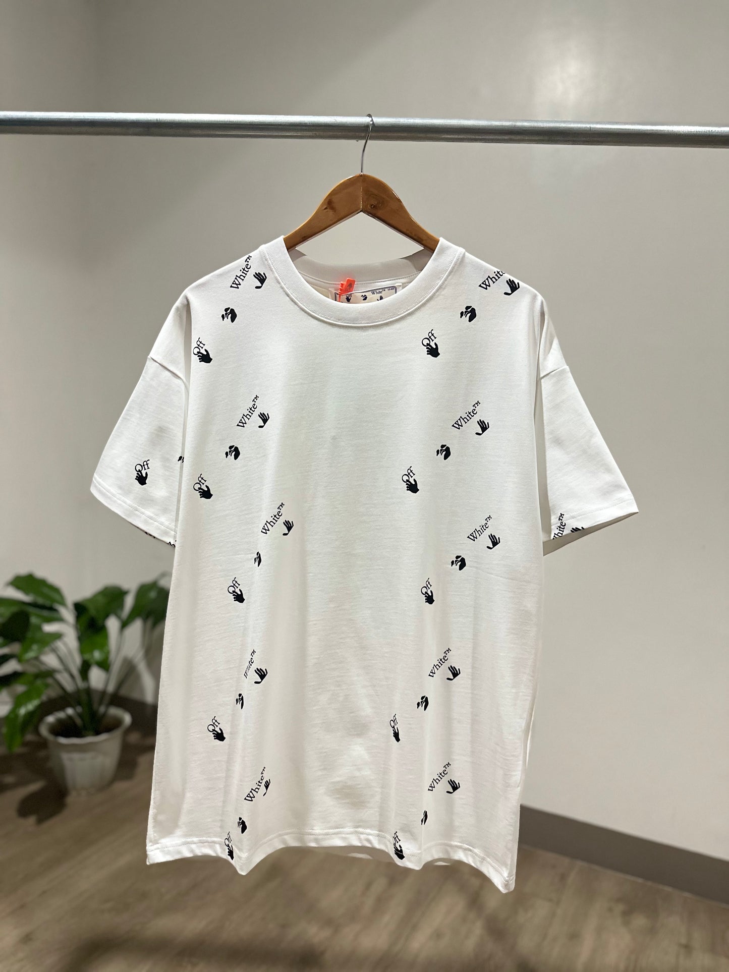 Off-White Swimming Man T-Shirt (White)