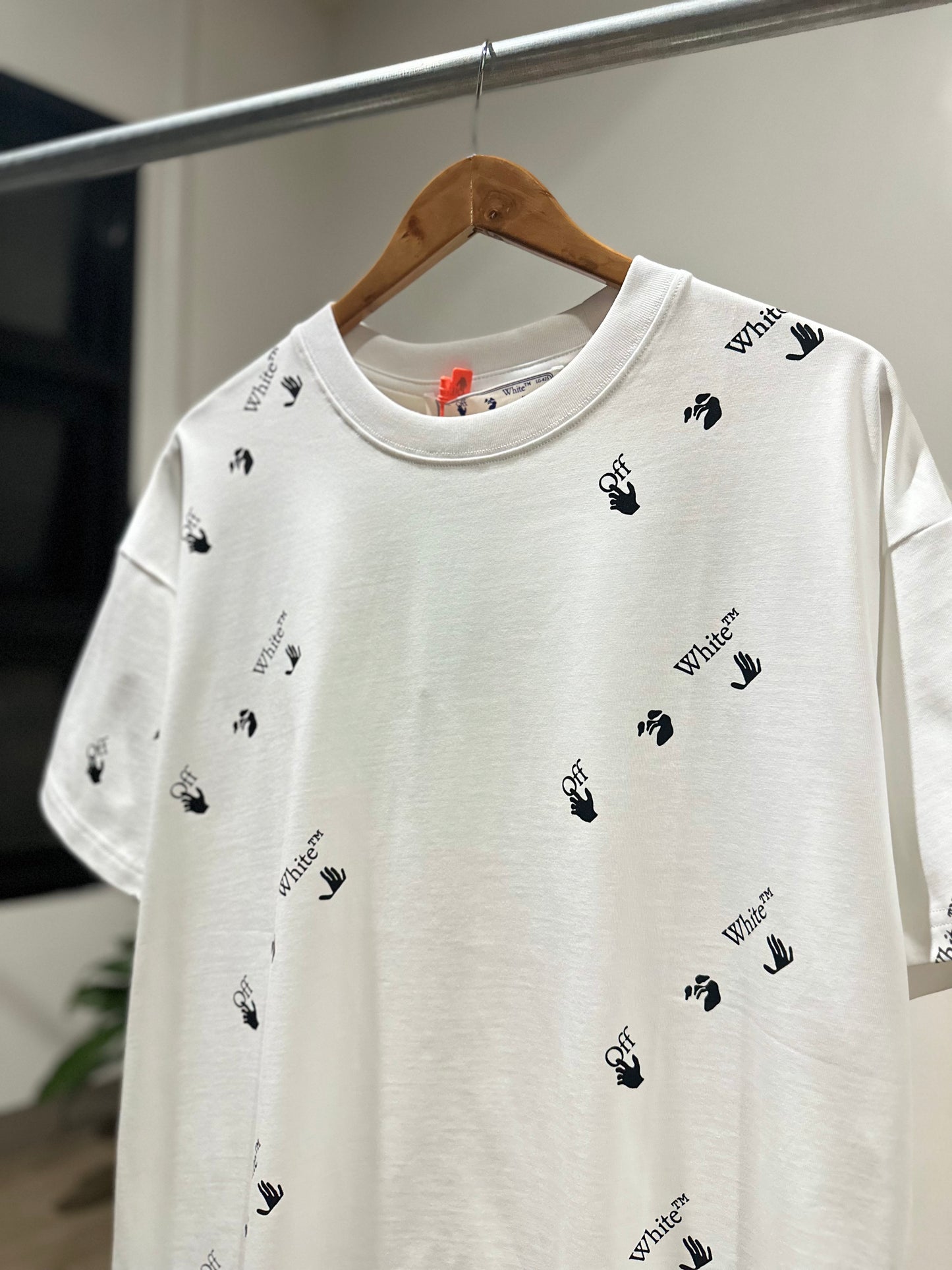 Off-White Swimming Man T-Shirt (White)