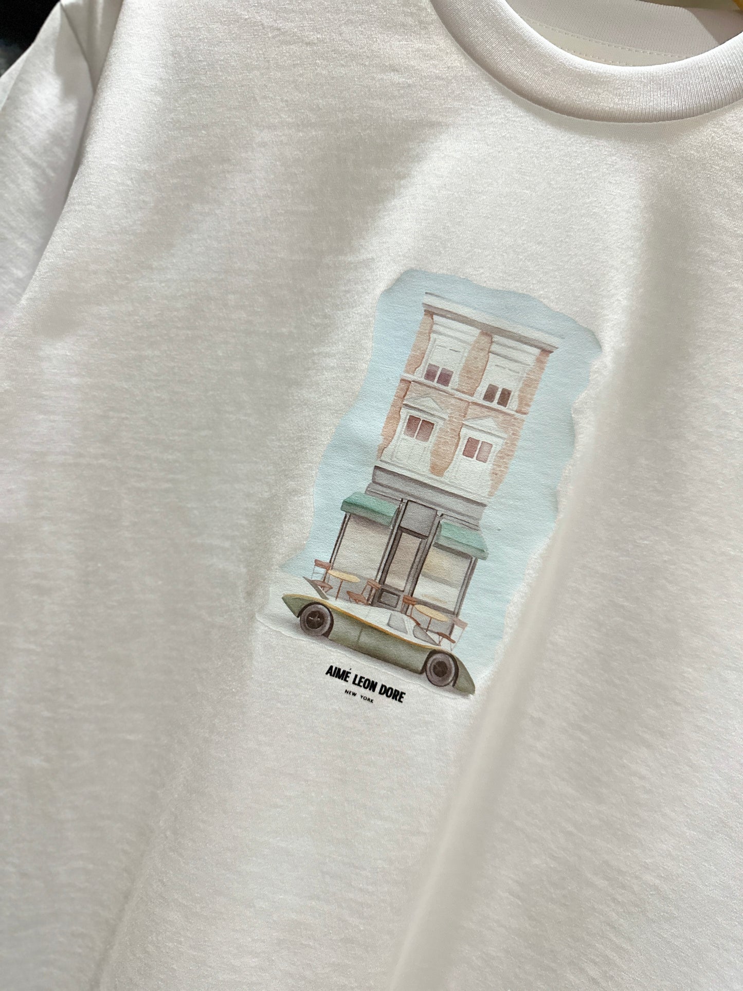 Aime Leon Dore - Porsche on Mulberry Tee