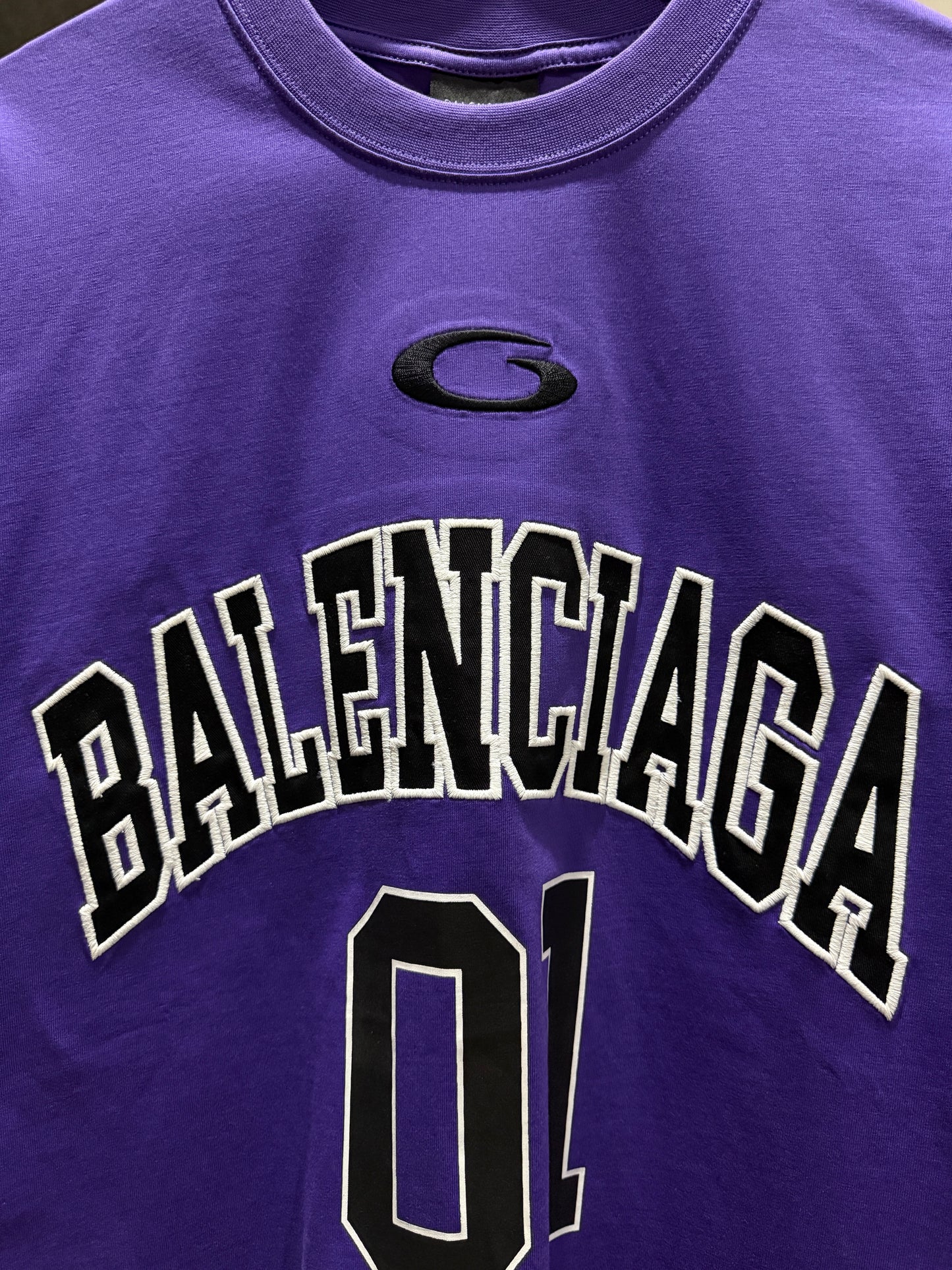 Balenciaga Basketball Series T-Shirt (Oversized/Purp)