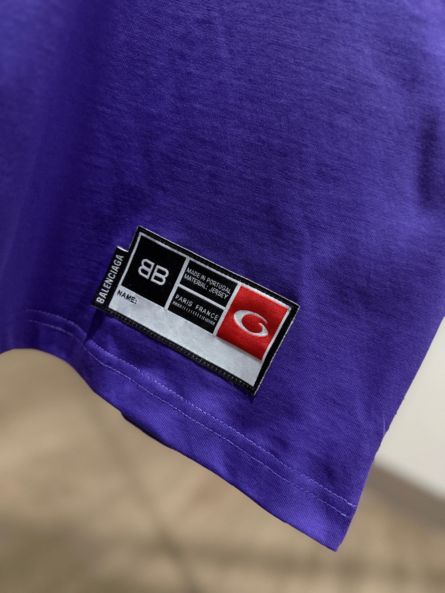 Balenciaga Basketball Series T-Shirt (Oversized/Purp)