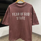 Fear of God State Tee (Crimson)