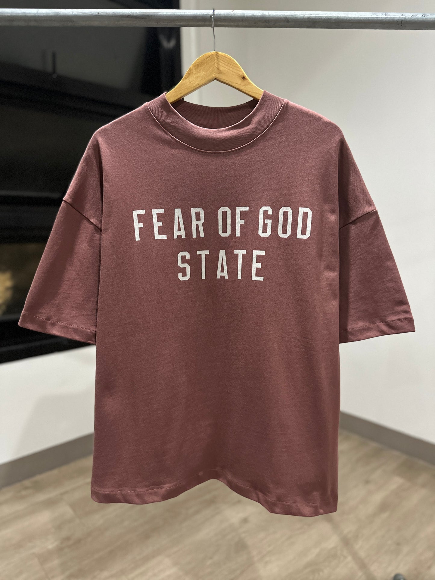 Fear of God State Tee (Crimson)