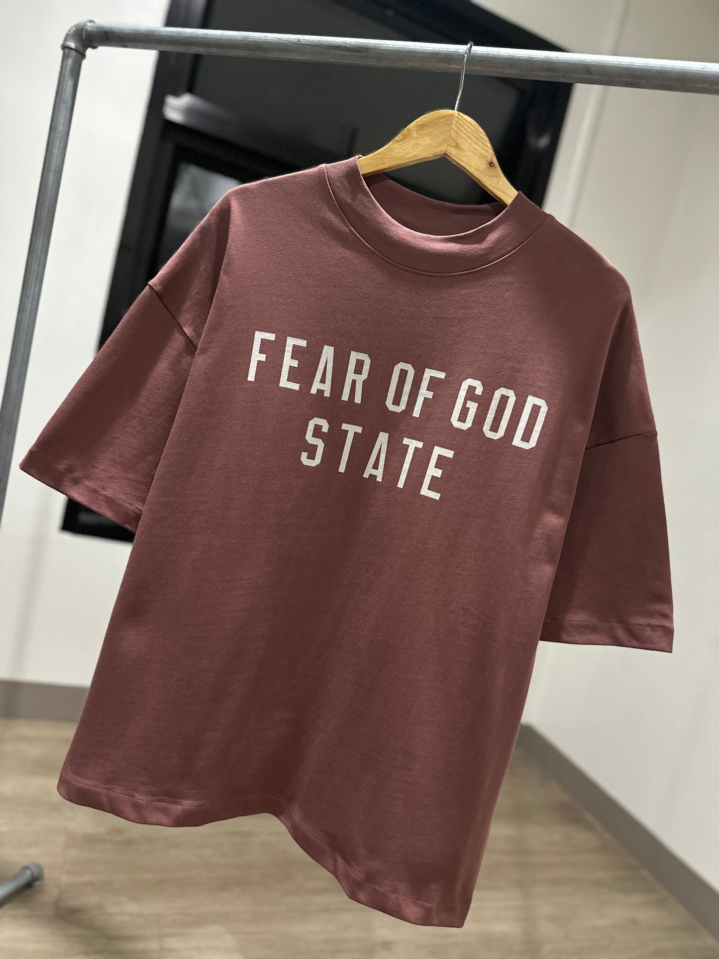 Fear of God State Tee (Crimson)