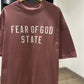 Fear of God State Tee (Crimson)