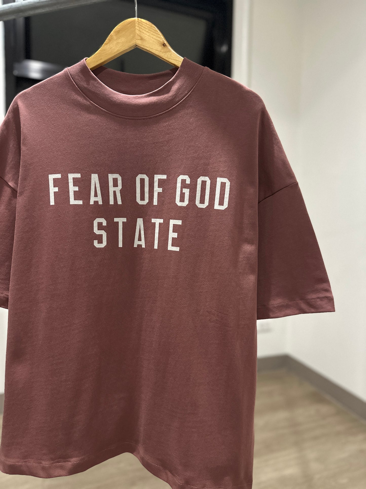 Fear of God State Tee (Crimson)