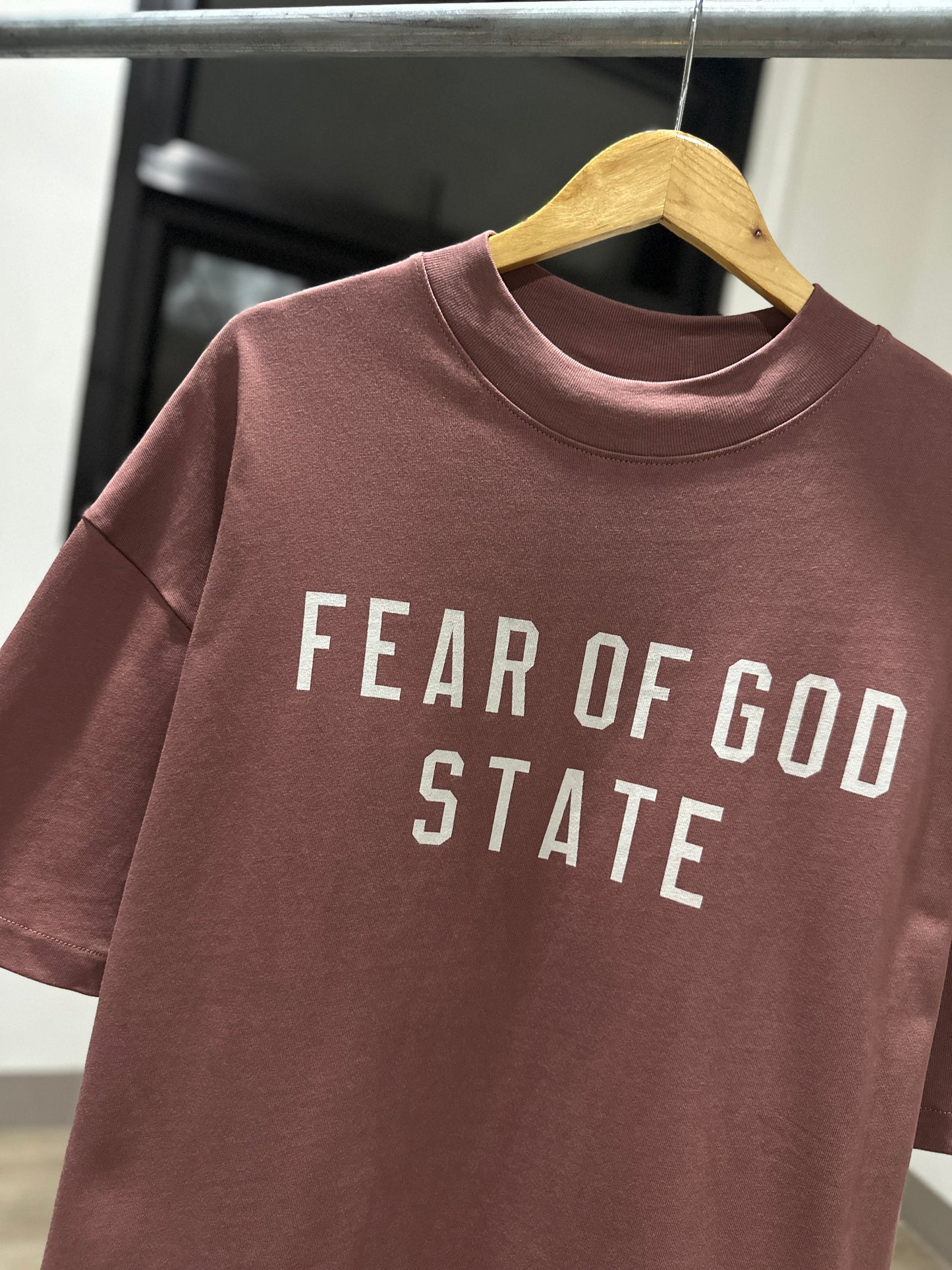 Fear of God State Tee (Crimson)