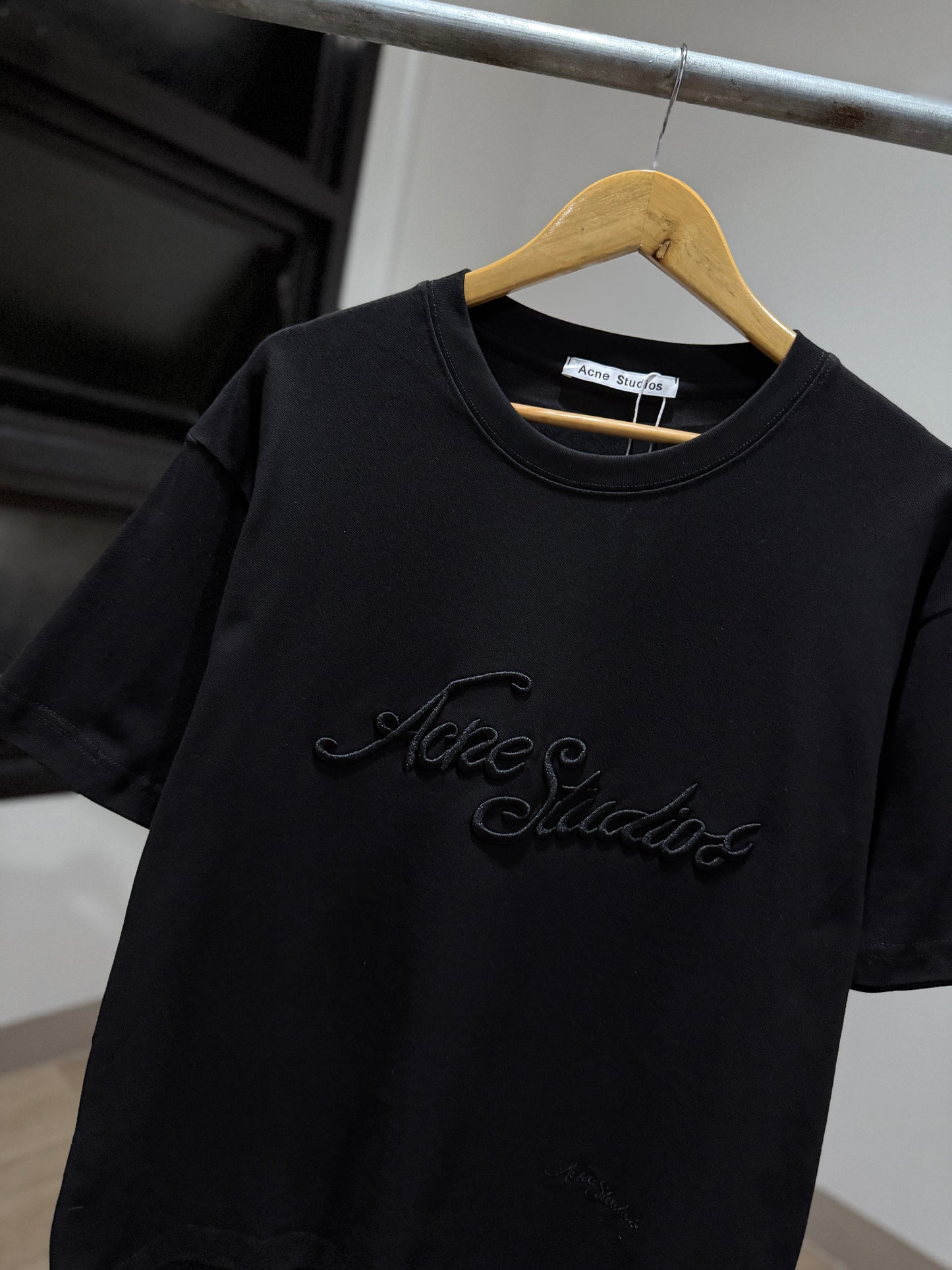 Acne Studios Embroidered T-Shirt (Black)