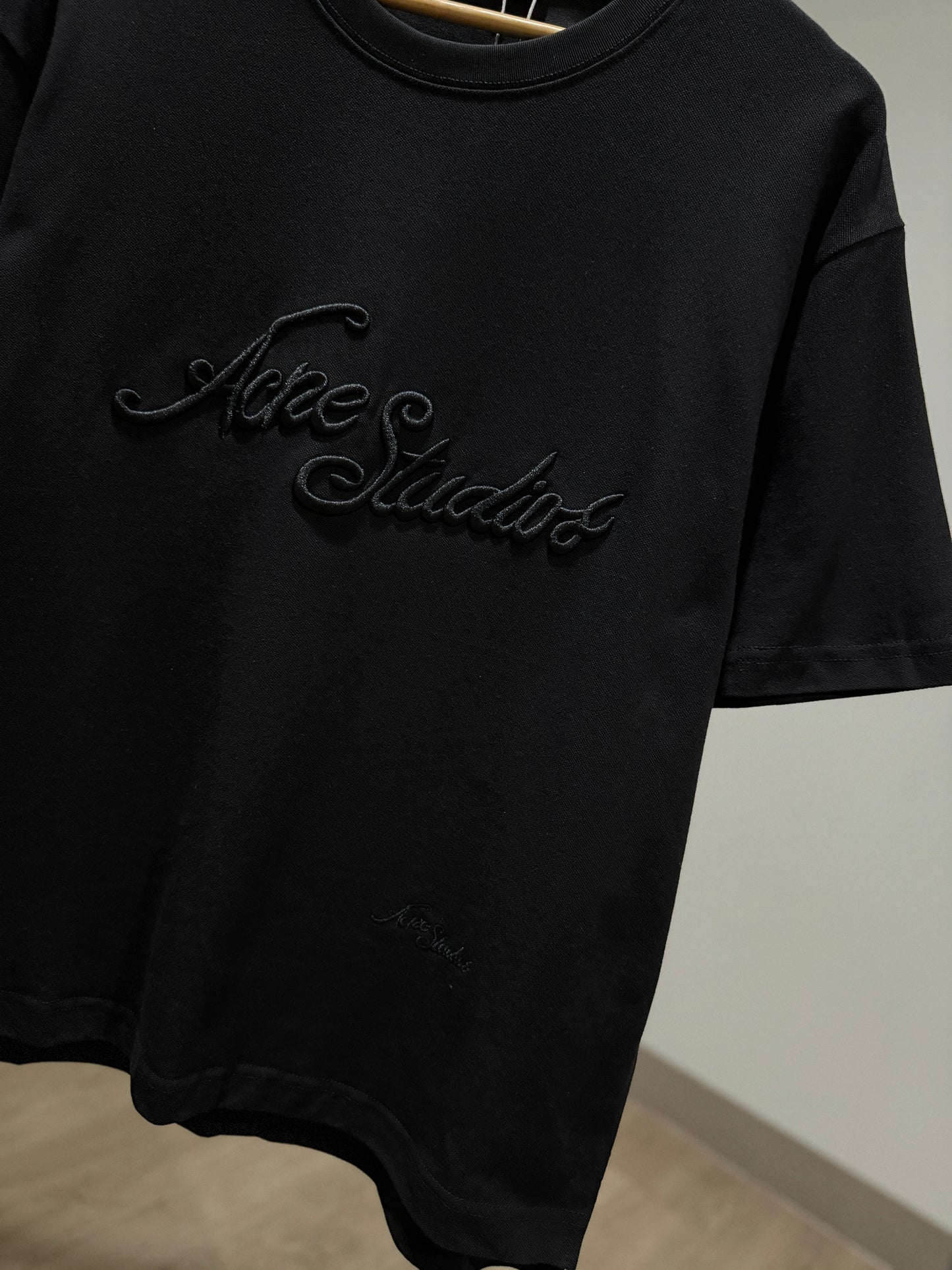 Acne Studios Embroidered T-Shirt (Black)