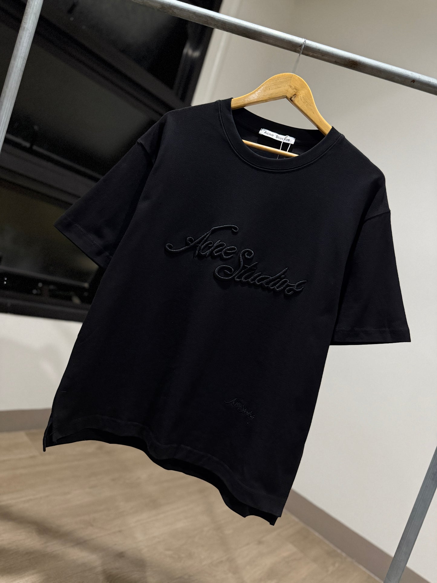 Acne Studios Embroidered T-Shirt (Black)