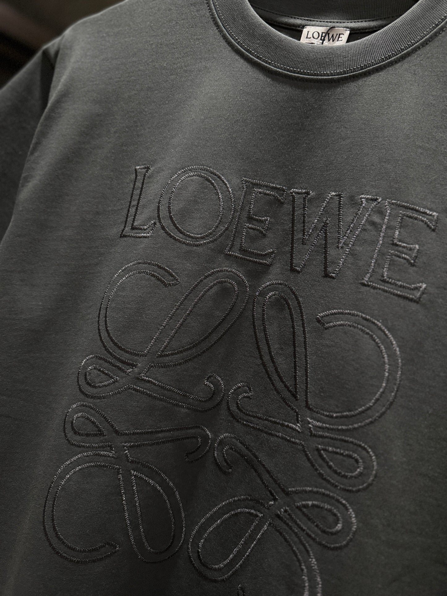 Loewe Anagram T-Shirt (Grayish Black)