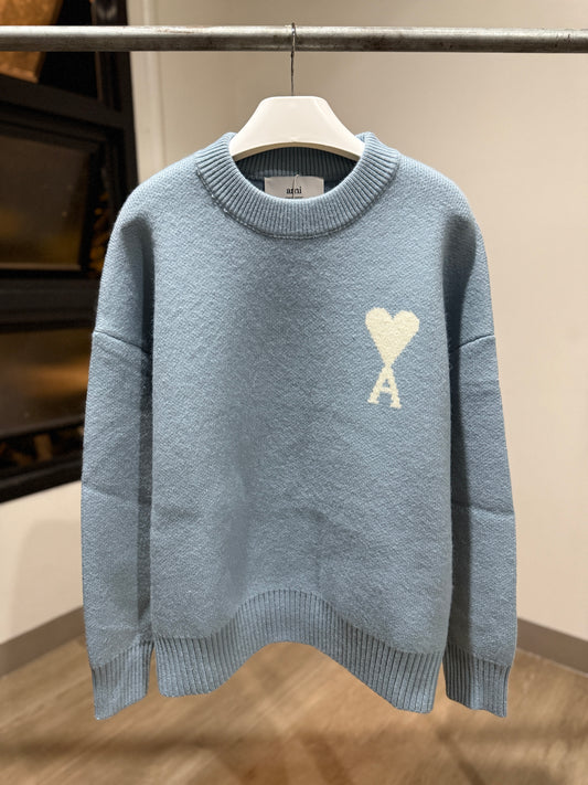 AMI de Coeur Crewneck Sweater (Blue)