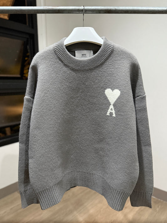 AMI de Coeur Crewneck Sweater (Gray)