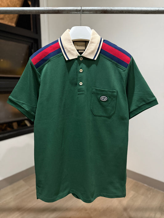 Gucci Pocket Cotton Polo Shirt