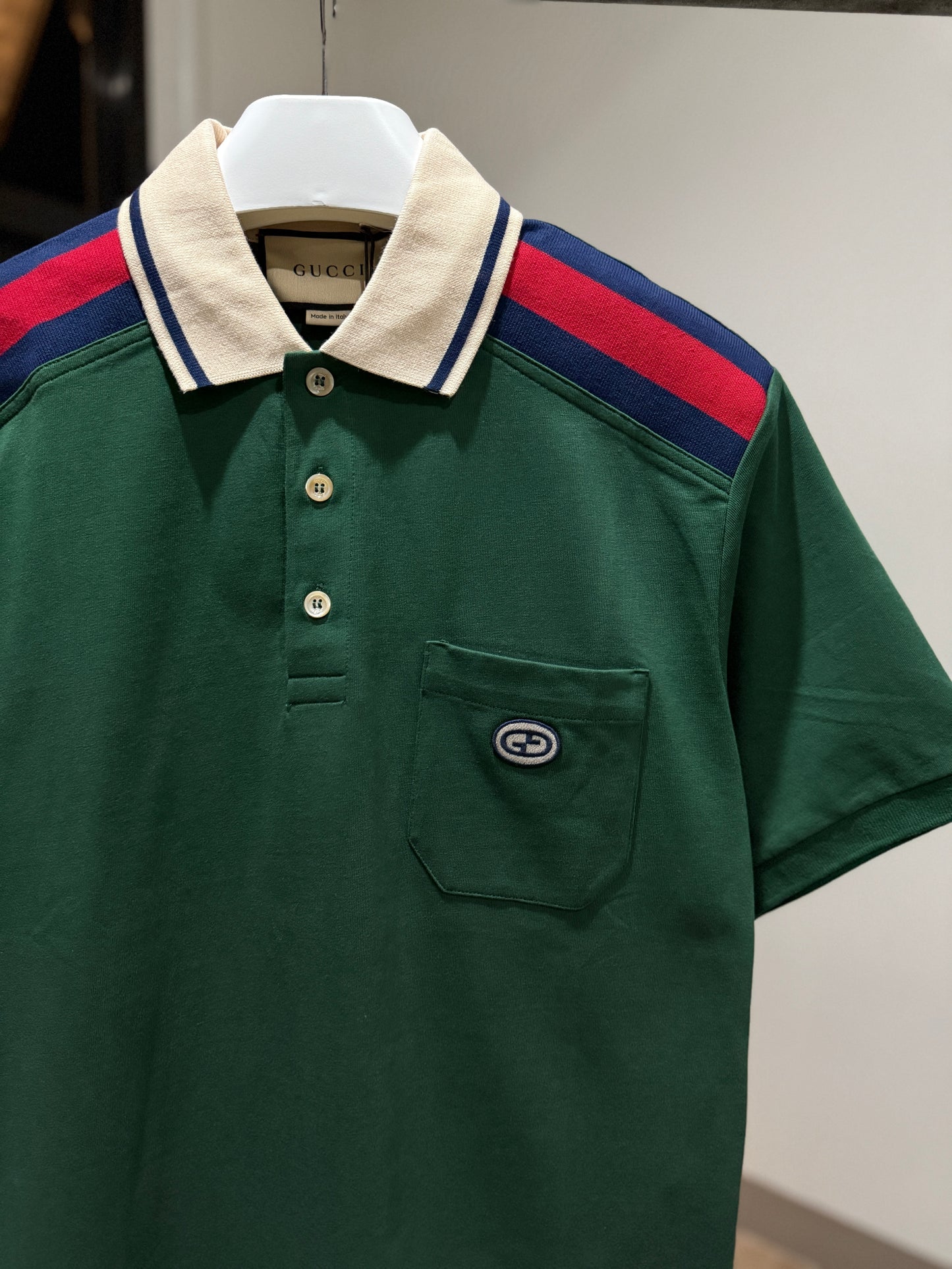 Gucci Pocket Cotton Polo Shirt