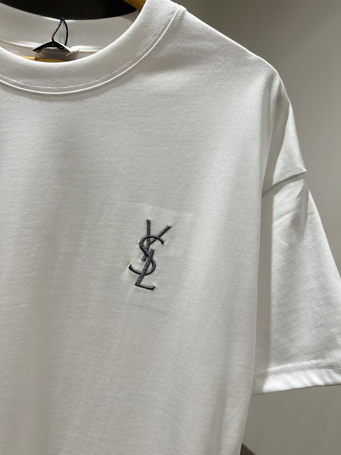 YSL Cotton T-Shirt (White)