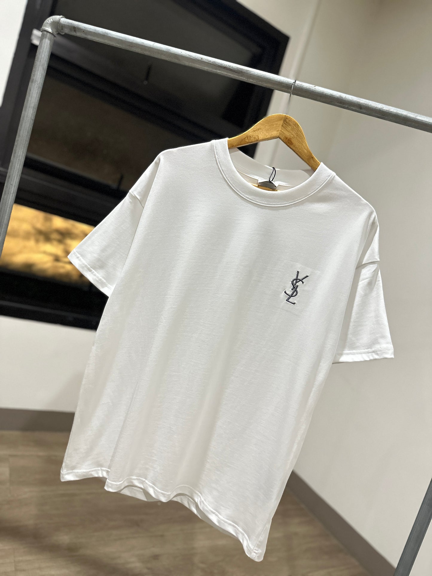 YSL Cotton T-Shirt (White)
